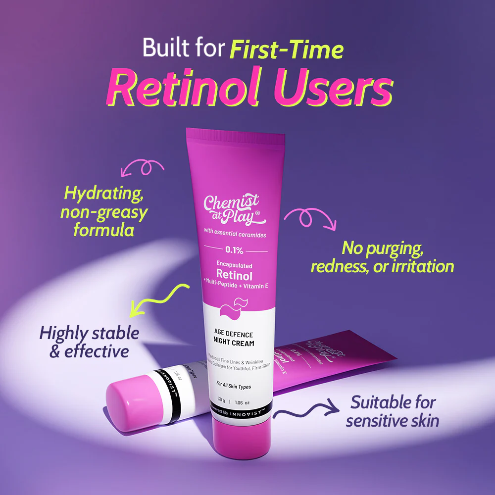 0.1% Retinol Night Cream - 30 gm | Pack of 2 - Image 2