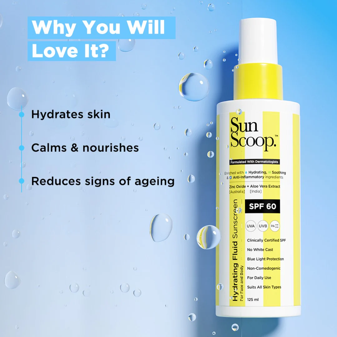3% Niacinamide Featherlight Fluid Sunscreen (45 ml) + 5% Niacinamide Sunscreen Body Lotion (200 ml) + Hydrating Fluid Sunscreen (200 ml) combo - Image 8