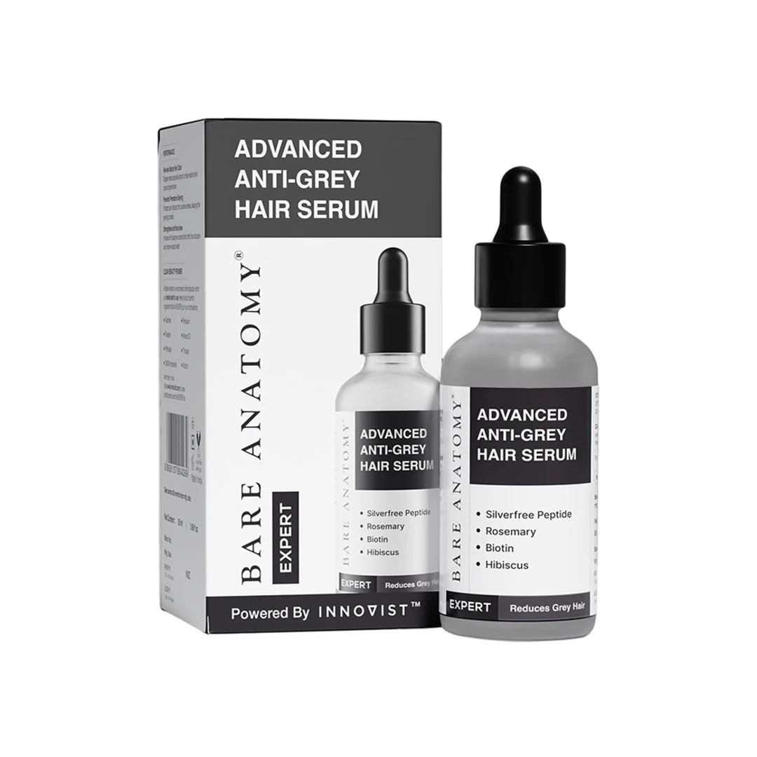 Advanced Anti-Grey Hair Serum with Silverfree Peptide, Rosemary & Biotin - 50 ml - Image 8