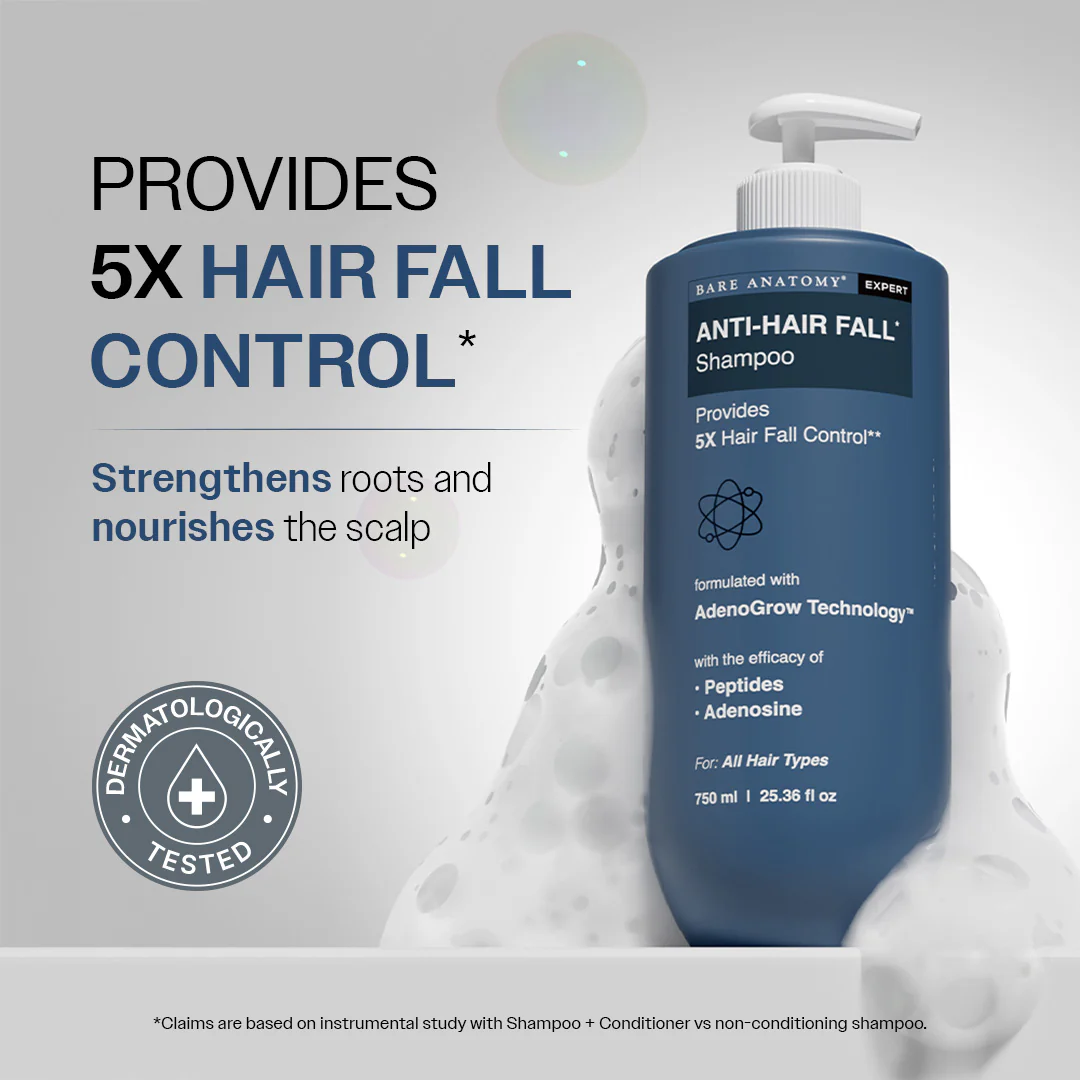 Anti-Hair Fall Shampoo with Adenosine & Peptides - 750 ml - Image 2