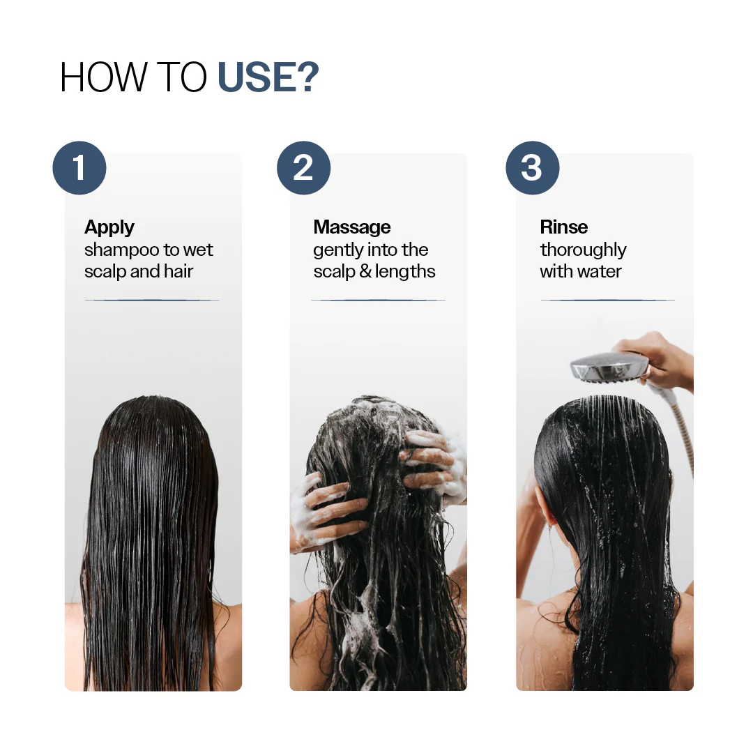Anti-Hair Fall Shampoo with Adenosine & Peptides | 5X Hairfall Control - 250 ml - Image 6