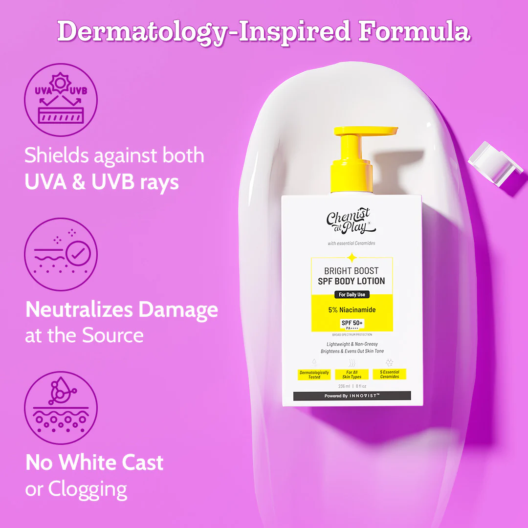 Bright Boost SPF Body Lotion with Niacinamide & SPF 50+ | 236 ml - Image 3