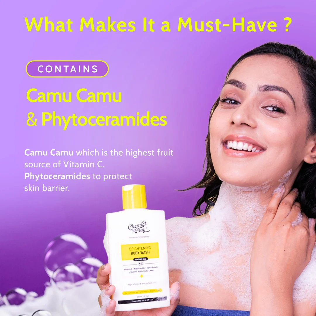 Brightening Body Wash with Vitamin C & Niacinamide - 236 ml - Image 3
