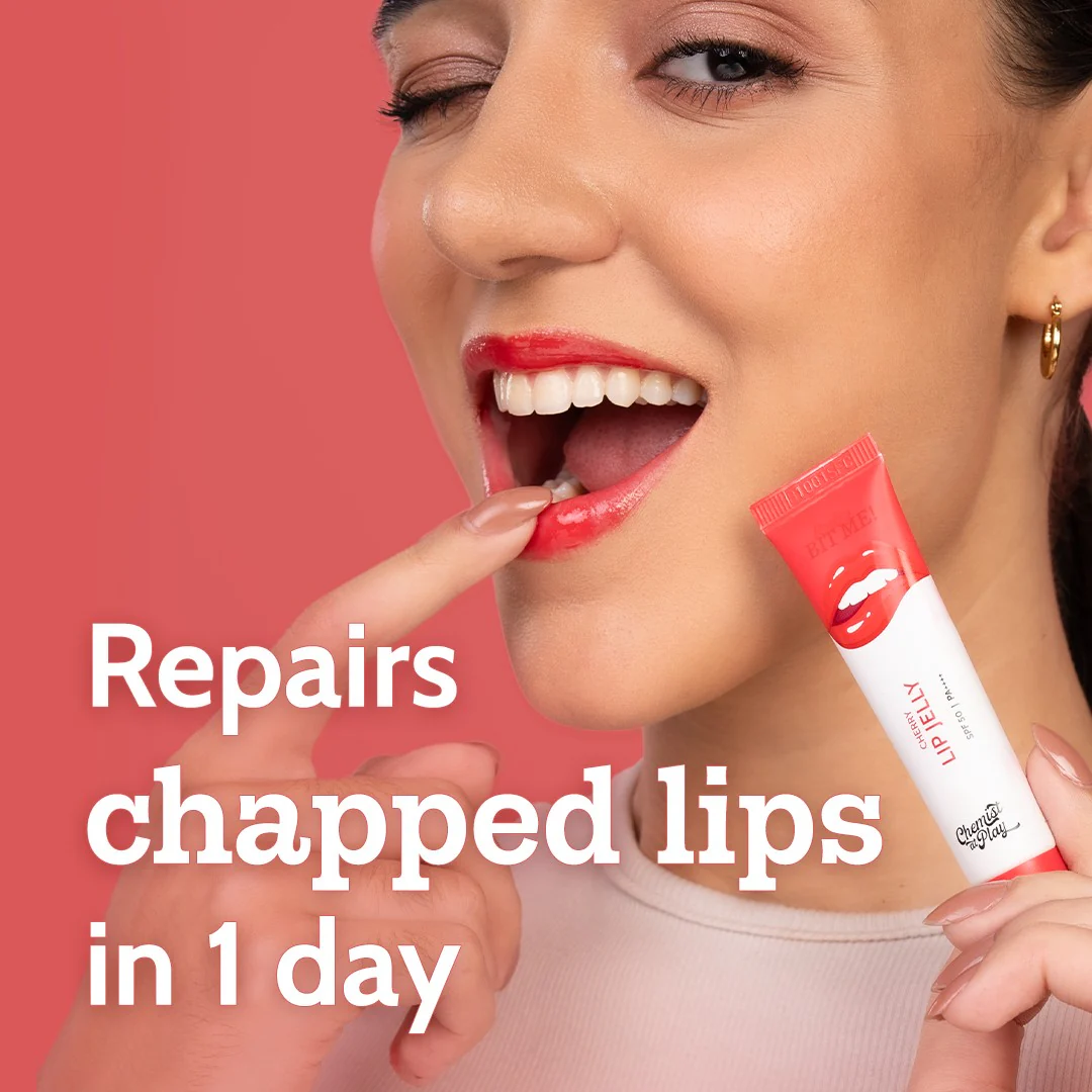 Ceramides + 2% Kojic Acid Tinted Lip Balm (Cherry) | SPF 50 PA++++ | 10 gm - Image 6