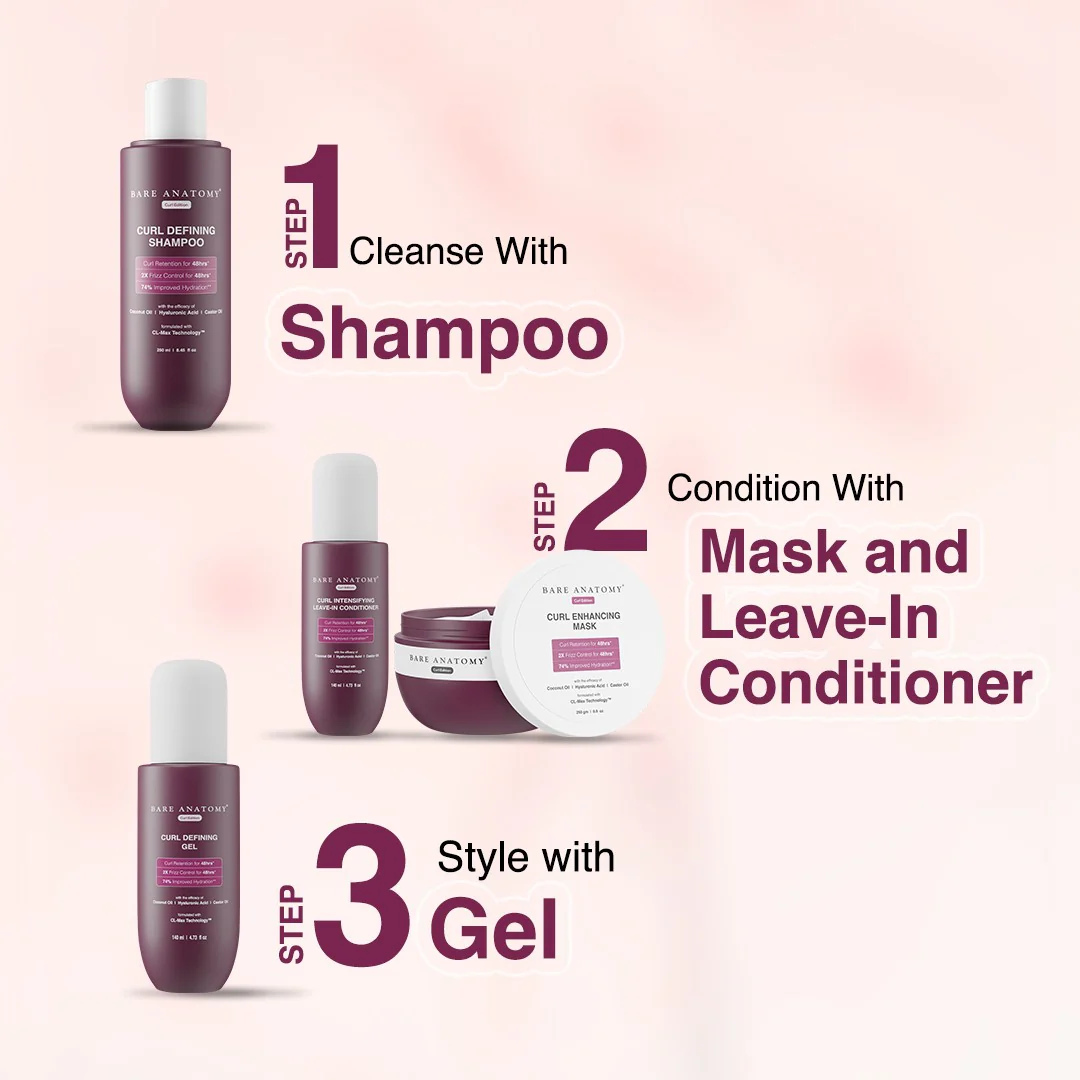 Curl Defining Shampoo with 2X Frizz Control for Men & Women - 250 ml - Image 6