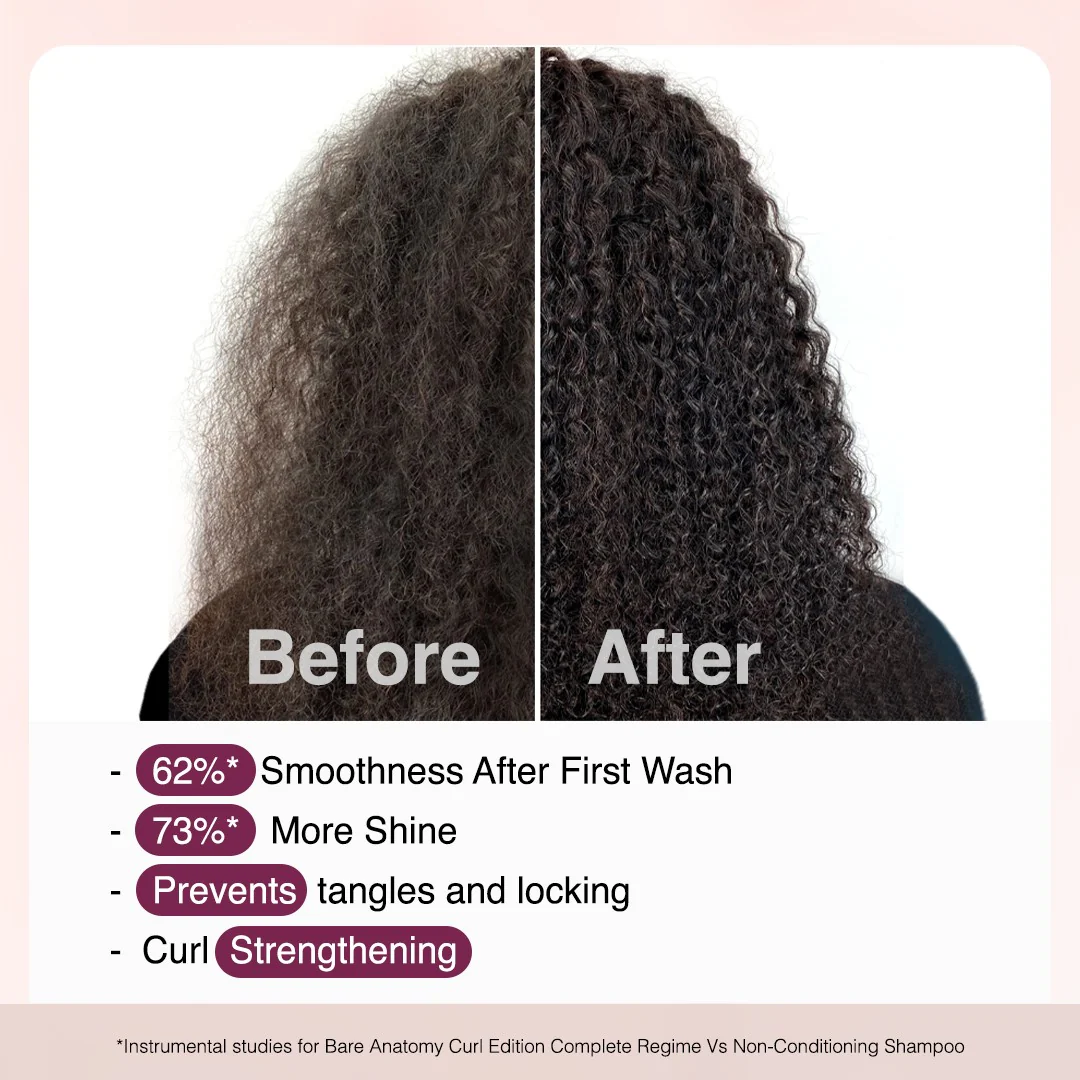 Curl Enhancing Hair Mask with Coconut Oil & Hyaluronic Acid for Smoothness & Shine - 250 gm - Image 2