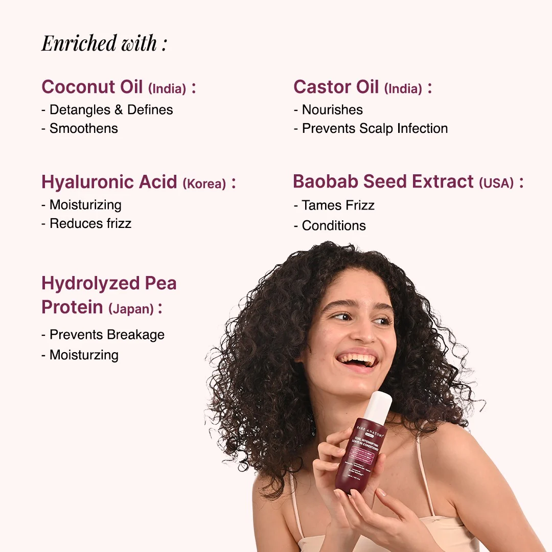 Curl Intensifying Leave-In Conditioner for Curly hair- 140 ml - Image 3