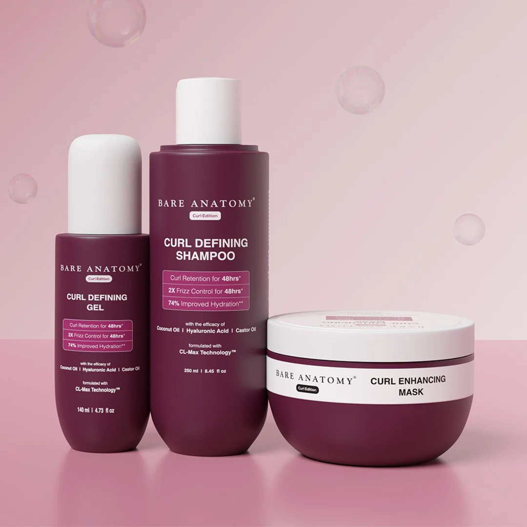 Curl Defining Kit (Shampoo - 250 ml | Hair Mask - 250 gm | Gel - 140 ml)