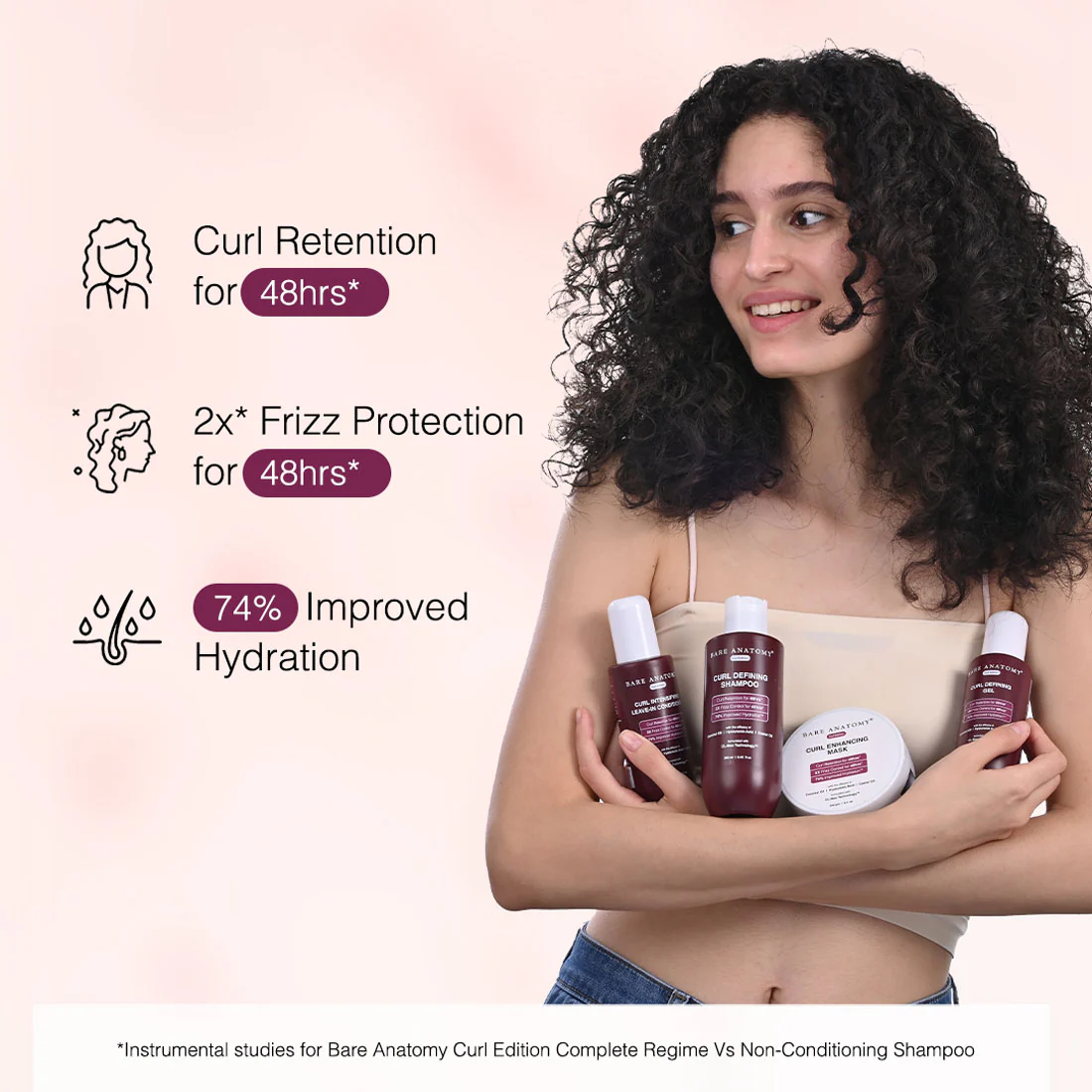 Curl Defining Kit (Shampoo - 250 ml | Hair Mask - 250 gm | Gel - 140 ml) - Image 2