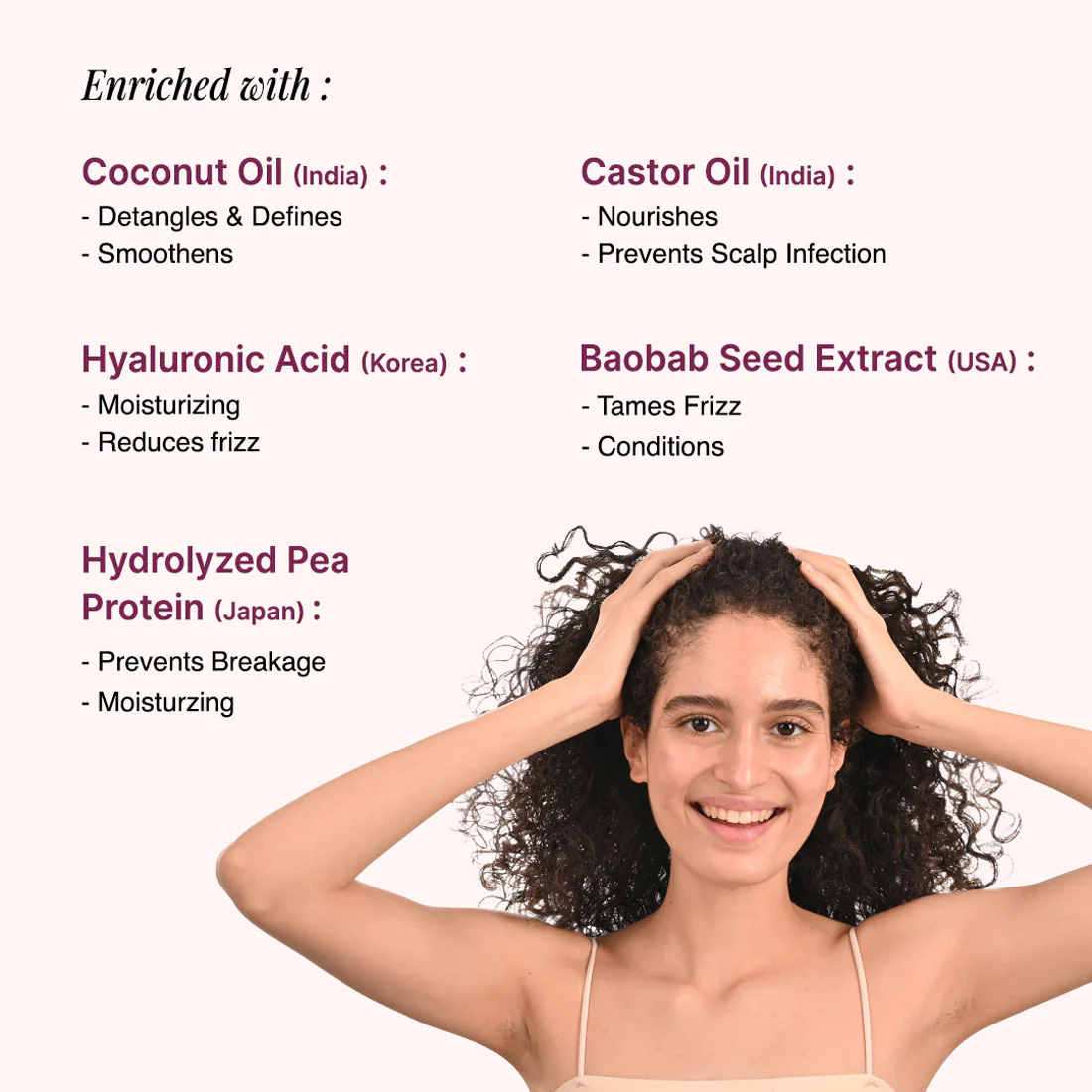 Curl Defining Kit (Shampoo - 250 ml | Leave in Conditioner - 140 ml | Gel - 140 ml) with Curl Definition & 2X Frizz Control for Men & Women - Image 4