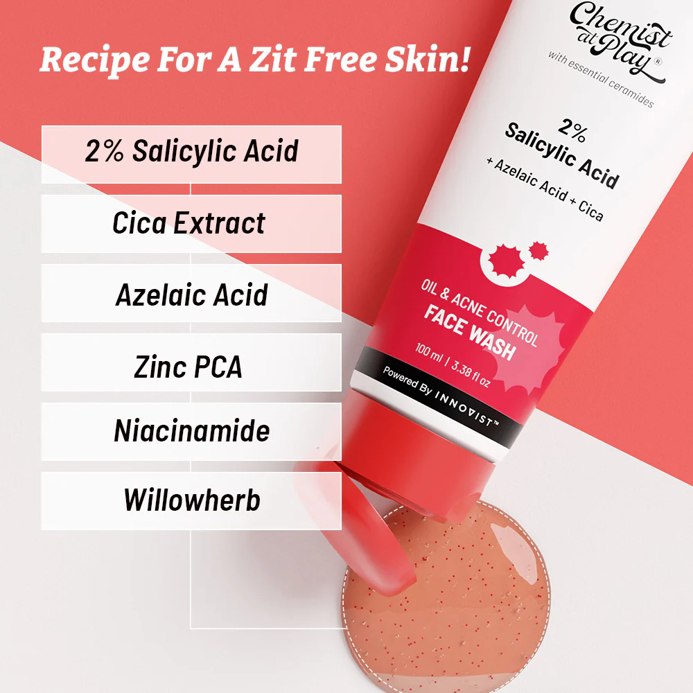 Daily Acne Control Combo (Acne Control Body Wash - 236 ml| Acne Control Face Wash - 100 ml) - Image 5