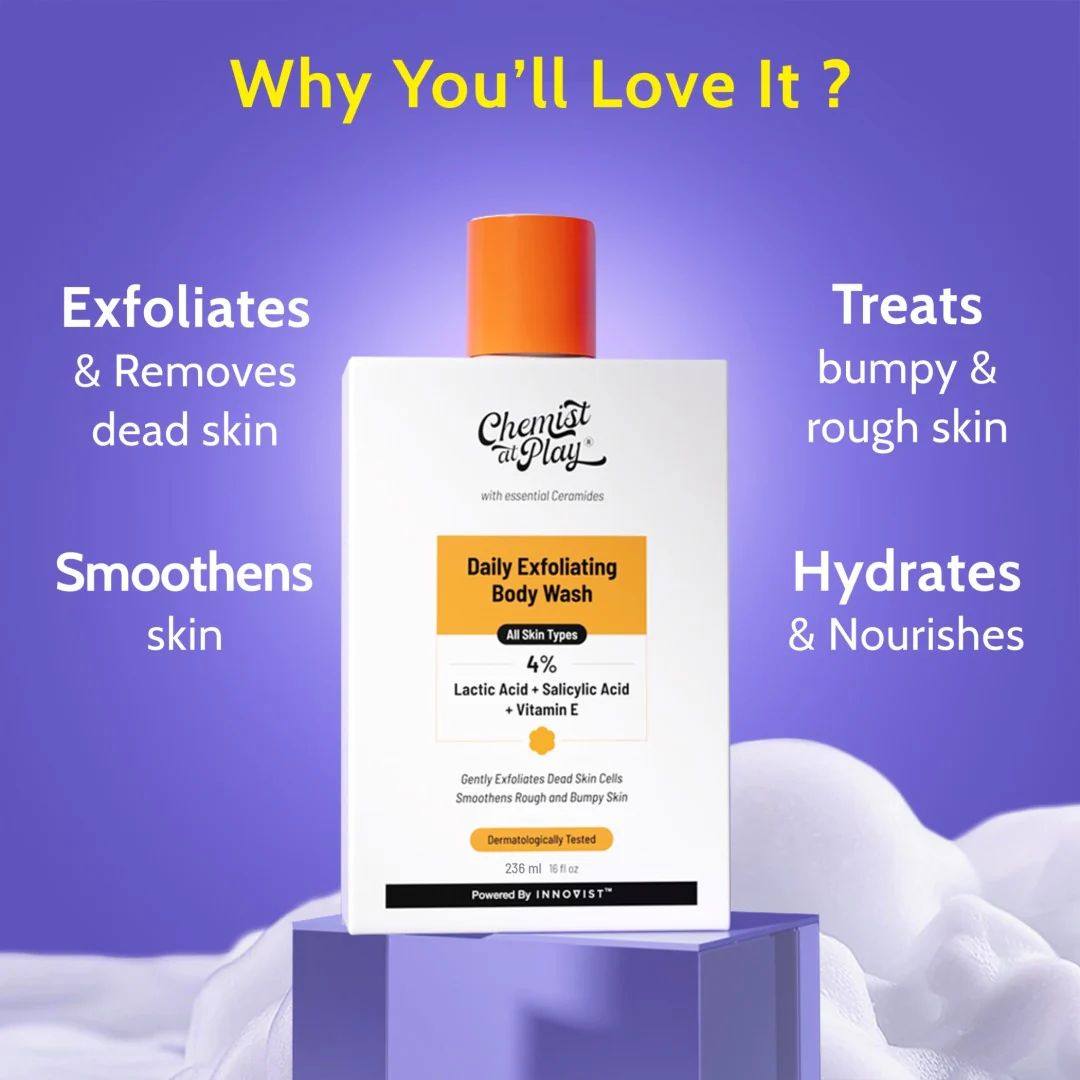 Gentle Exfoliation All The Way! (Exfoliating Body Wash - 236 ml | Aqua Underarm Roll On - 40 ml) - Image 4