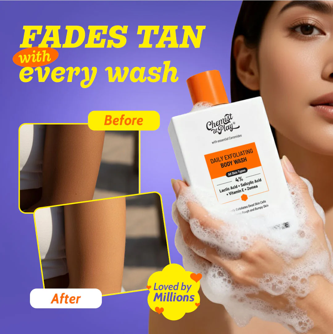 Gentle Exfoliation All The Way! (Exfoliating Body Wash - 236 ml | Aqua Underarm Roll On - 40 ml) - Image 2