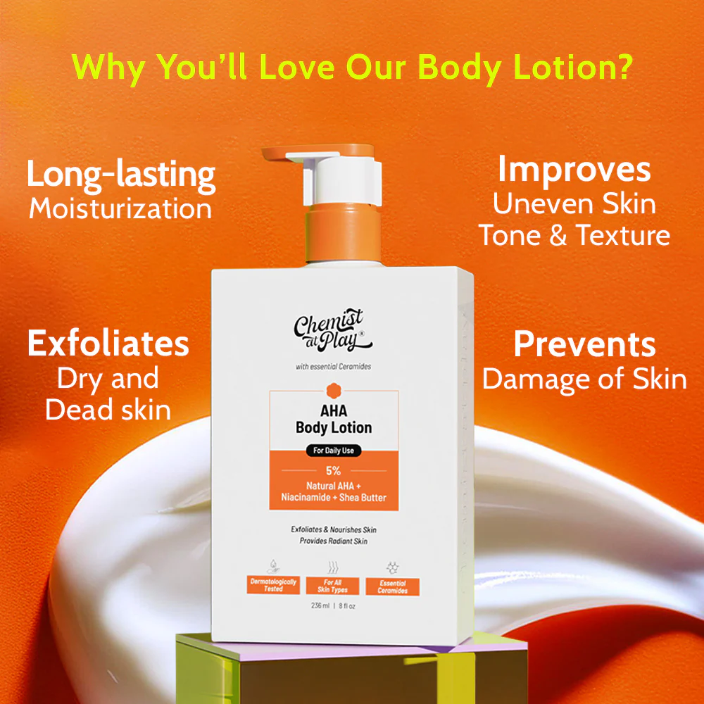 Detan Body Combo (Exfoliating Body Wash - 236 ml + AHA Body Lotion - 236 ml) - Image 3