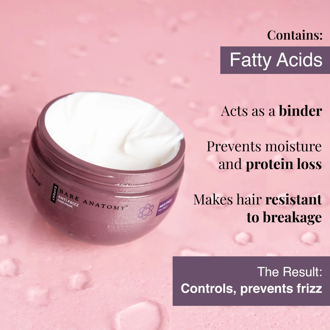 Anti-Frizz Hair Mask with Hyaluronic Acid for Frizzy Hair - 250 gm - Image 5
