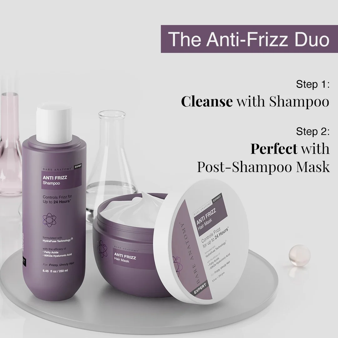 Anti-Frizz Hair Mask with Hyaluronic Acid for Frizzy Hair - 250 gm - Image 6