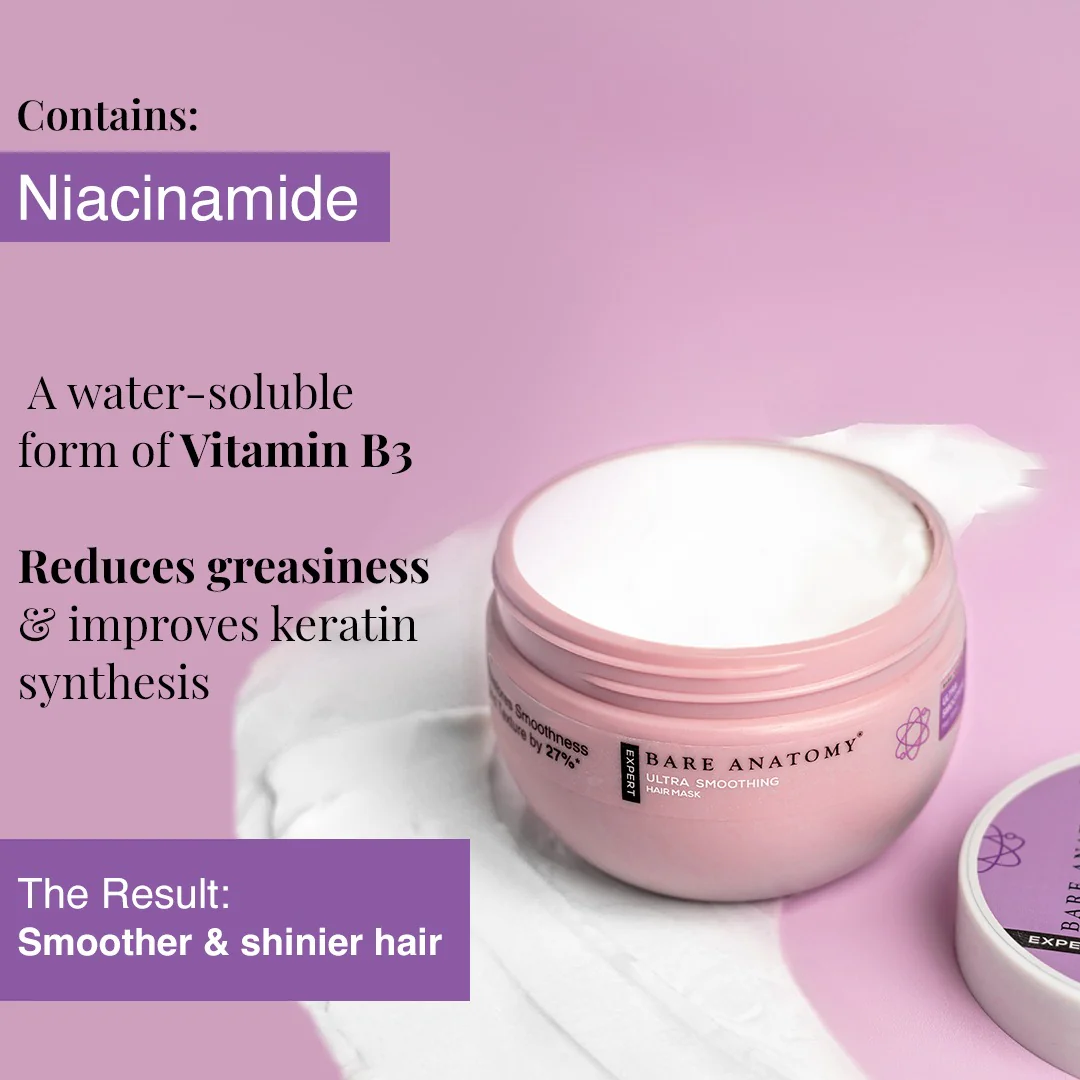 Ultra Smoothing Kit (Shampoo - 250 ml | Mask - 250 gm) for Dry & Frizzy Hair - Image 5