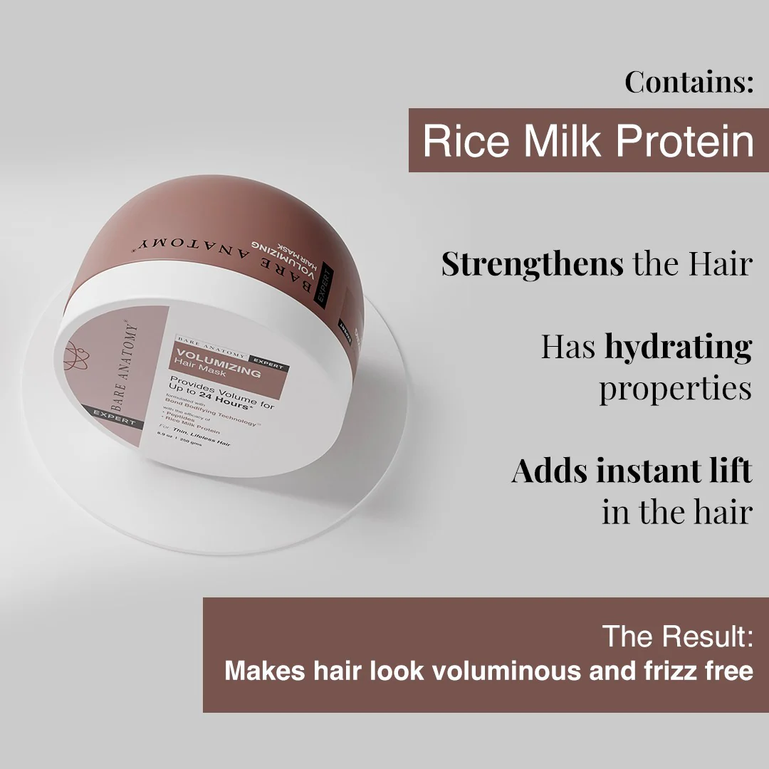 Volumizing Hair Mask for Thin & Flat Hair - 250 gm - Image 5