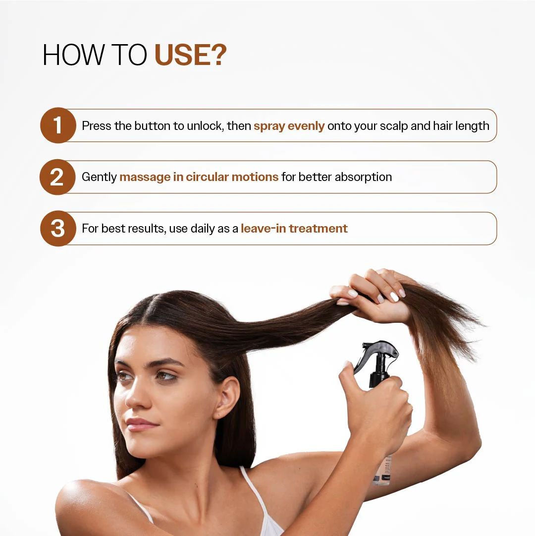 Fenugreek & Curry Leaves Hair Strengthening Spray - 200 ml - Image 6