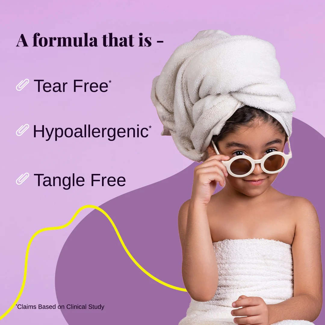 Gentle Cleansing Kids Shampoo (1 to 12 years) | Tear-free & Hypoallergenic pH 5.5 - 750 ml - Image 3