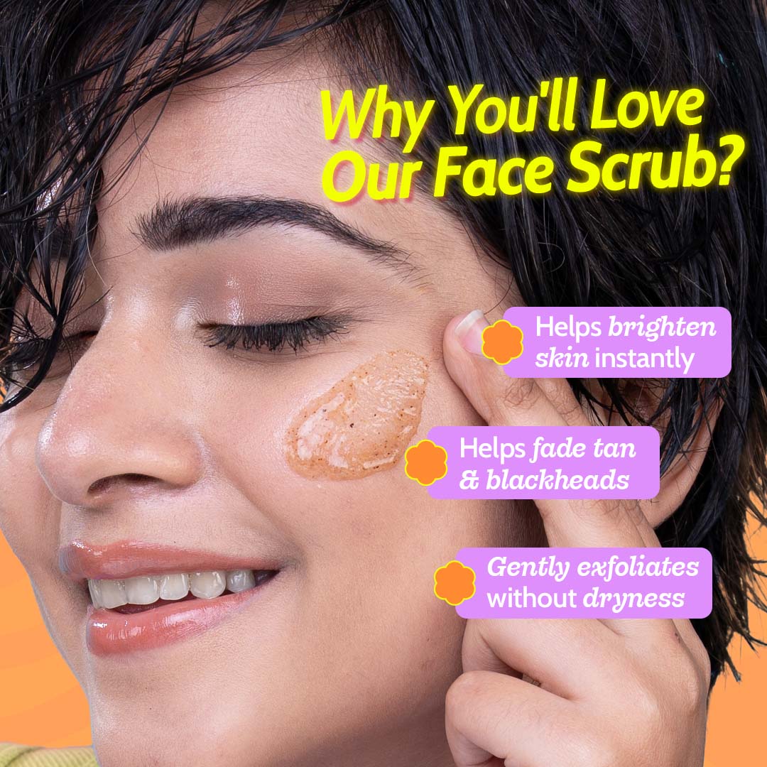 Complete Exfoliation Duo (Gentle Exfoliating Face Scrub - 100 ml | Exfoliating Body Scrub - 75 gm) - Image 3