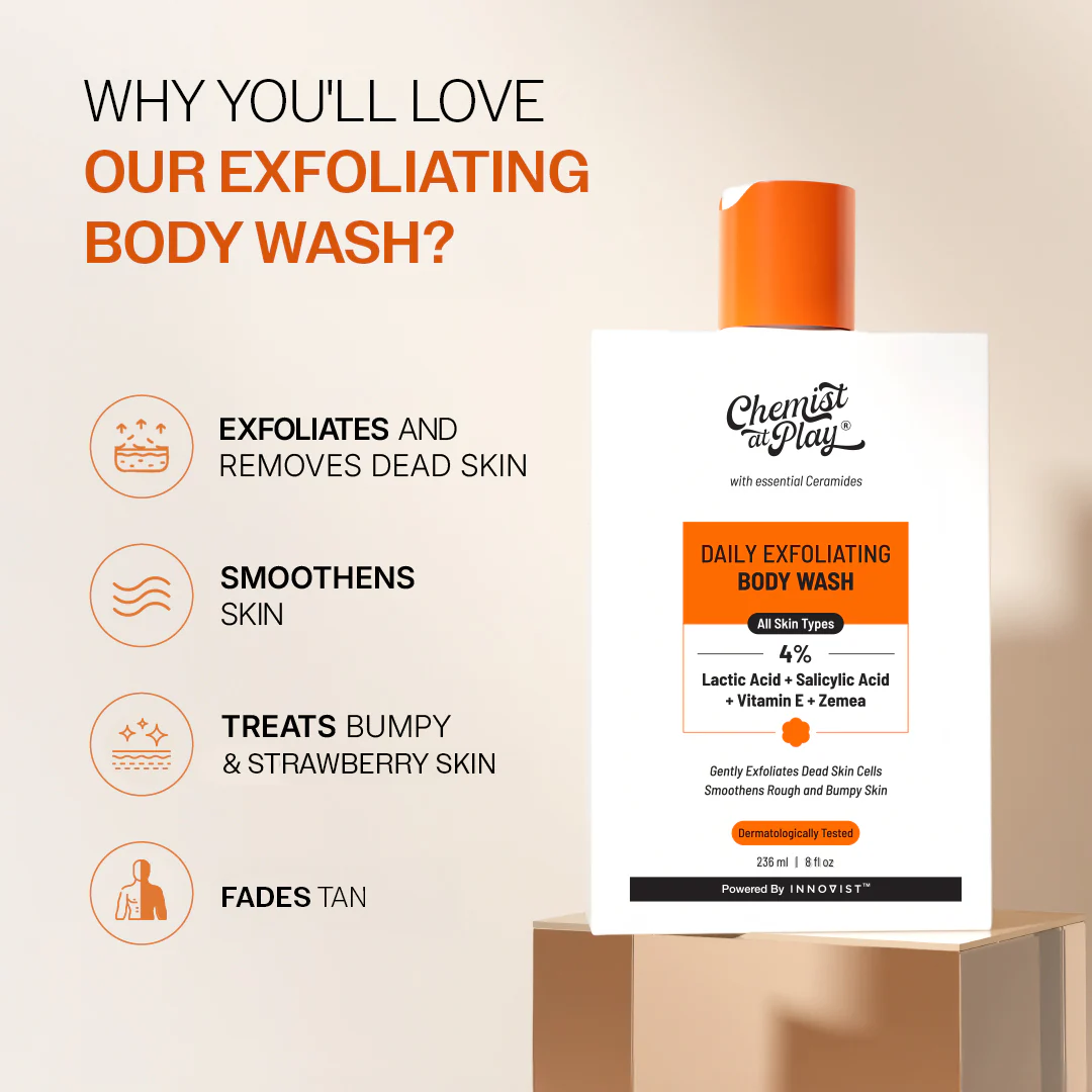 Hair & Skin Bestseller Duo (Rosemary & Rice Water Hair Growth Spray - 200 ml + Exfoliating Body Wash - 236 ml) - Image 3