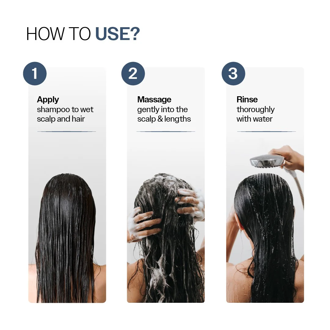 Anti-Hair Fall Shampoo with Adenosine & Peptides - 250 ml | Pack of 2 - Image 6
