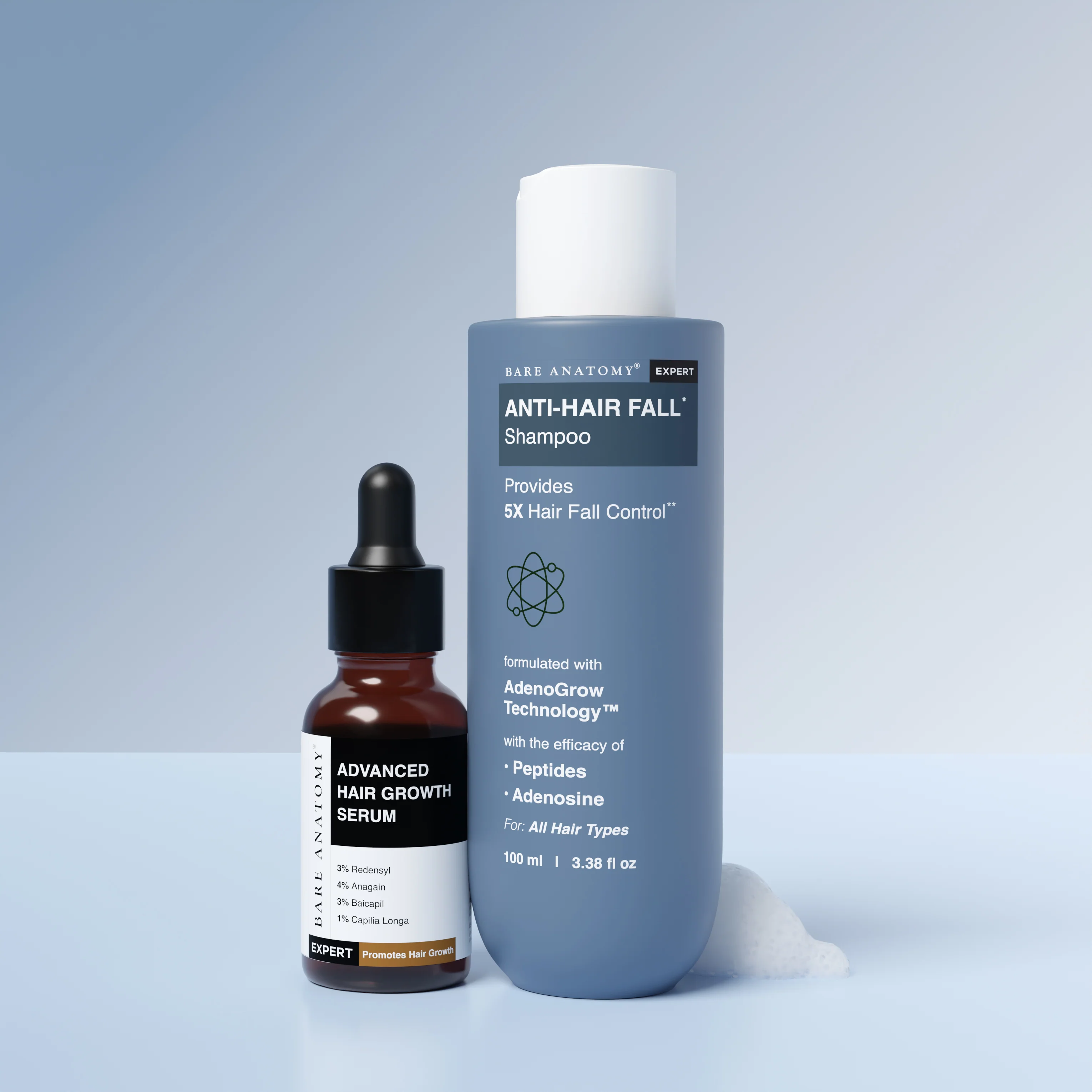Hair Growth Serum (30 ml) & Anti-Hairfall Shampoo (100 ml) Combo