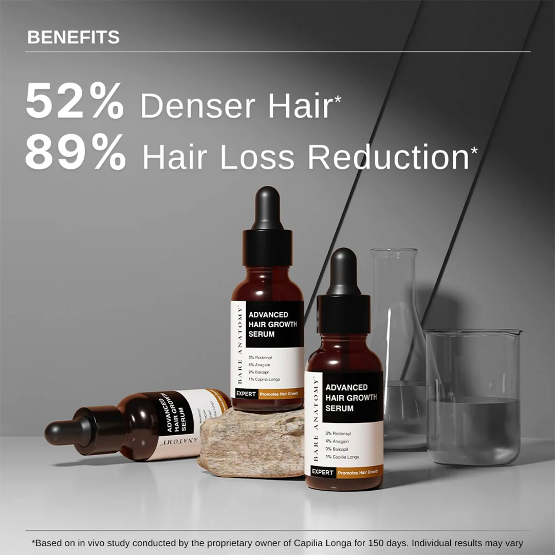 Hair Growth Serum (30 ml) & Ultra Smoothing Mask (250 gm) Combo - Image 4