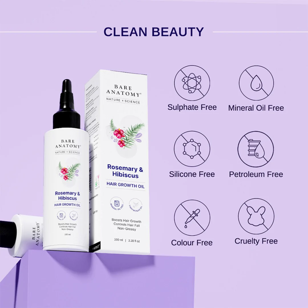 Rosemary Oil (100 ml) & Scalp Massager Hair Growth Combo - Image 6