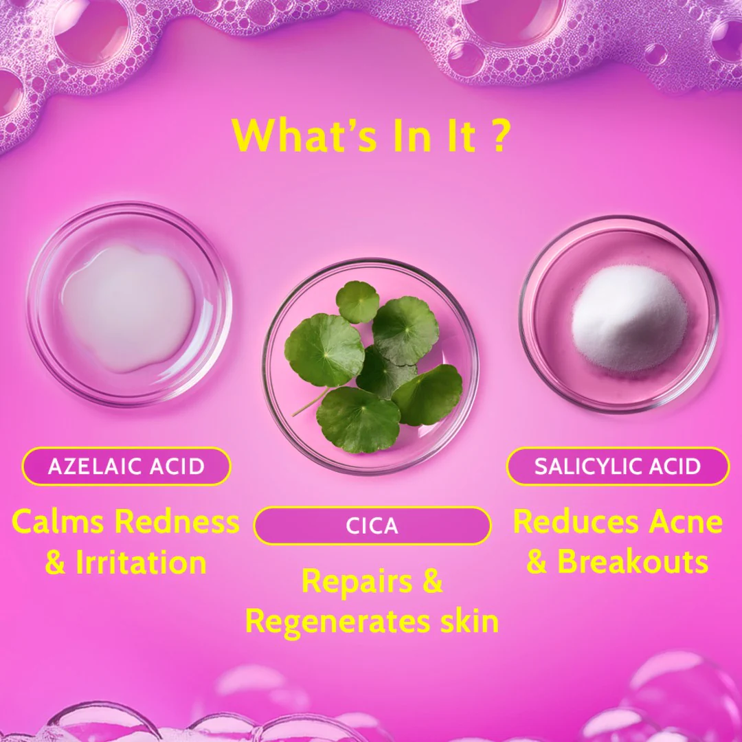 2% Salicylic Acid Face Wash for Acne & Oil Control - 100 ml - Image 4