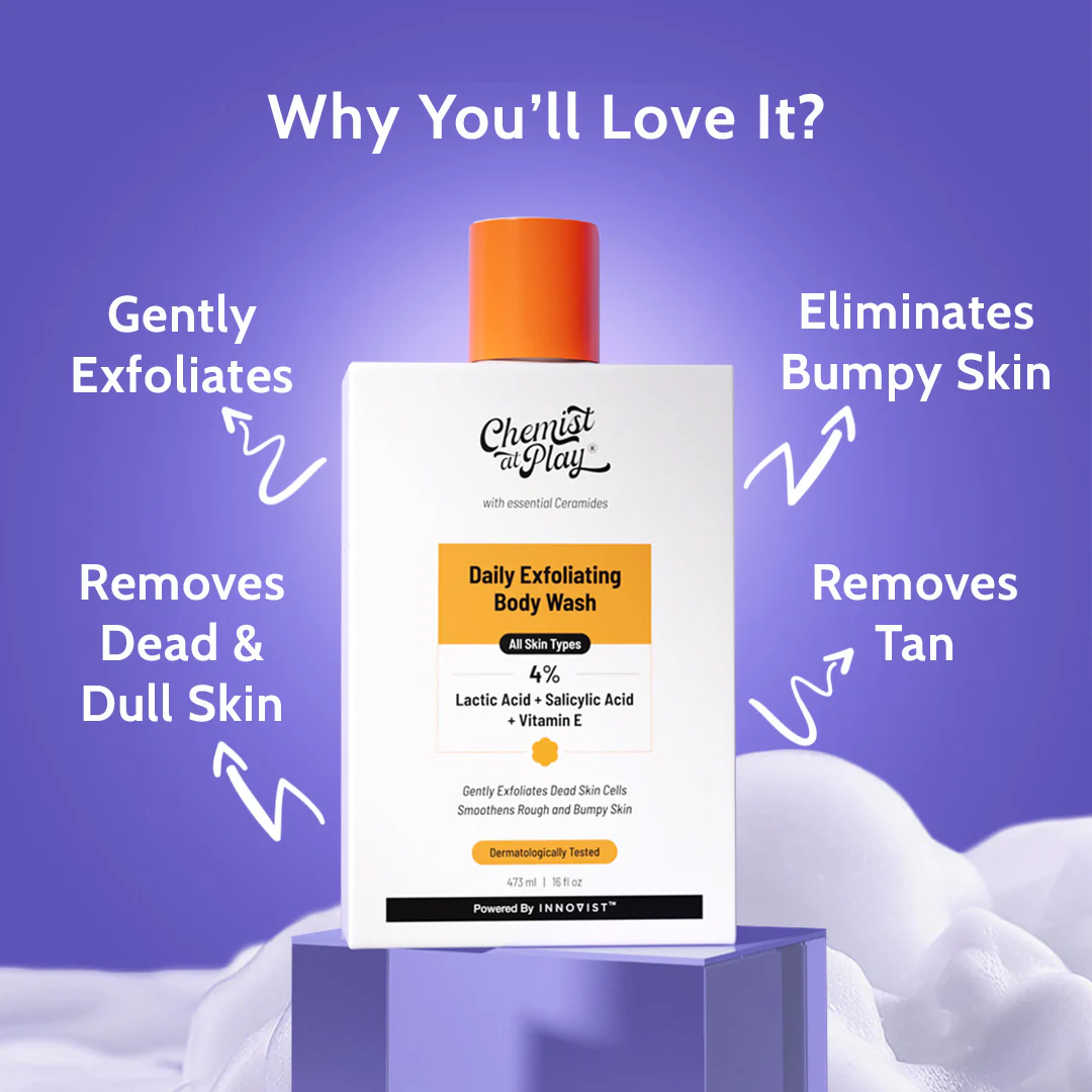 The Daily Care Duo (Exfoliating Body Wash - 236 ml | Tri-Active Underarm Roll On - 40 ml) - Image 3
