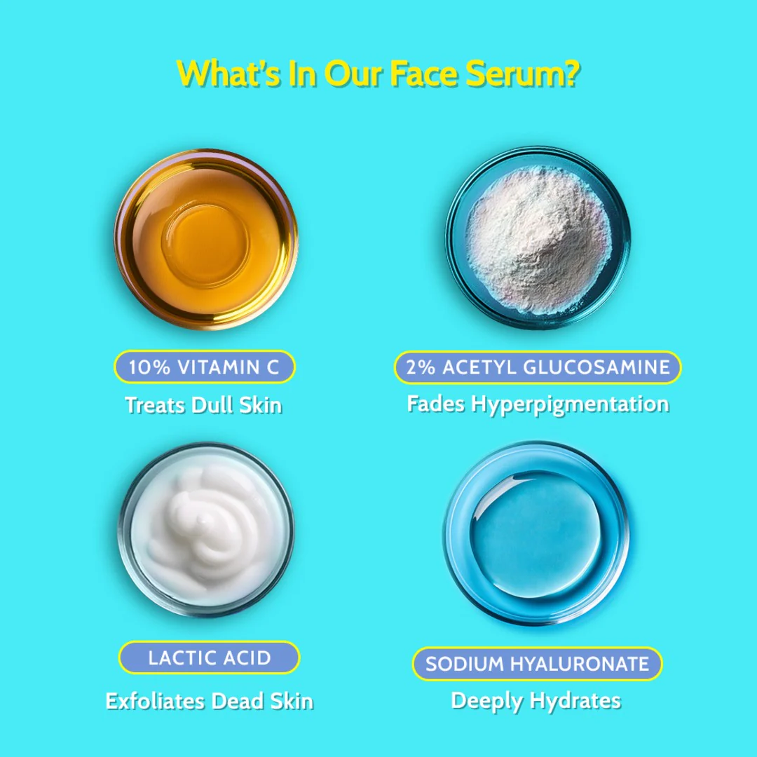 Vitamin C Face Care Combo (Brightening Boost Face Wash - 100ml | 10% Vitamin C Face Serum - 10 ml) - Image 4